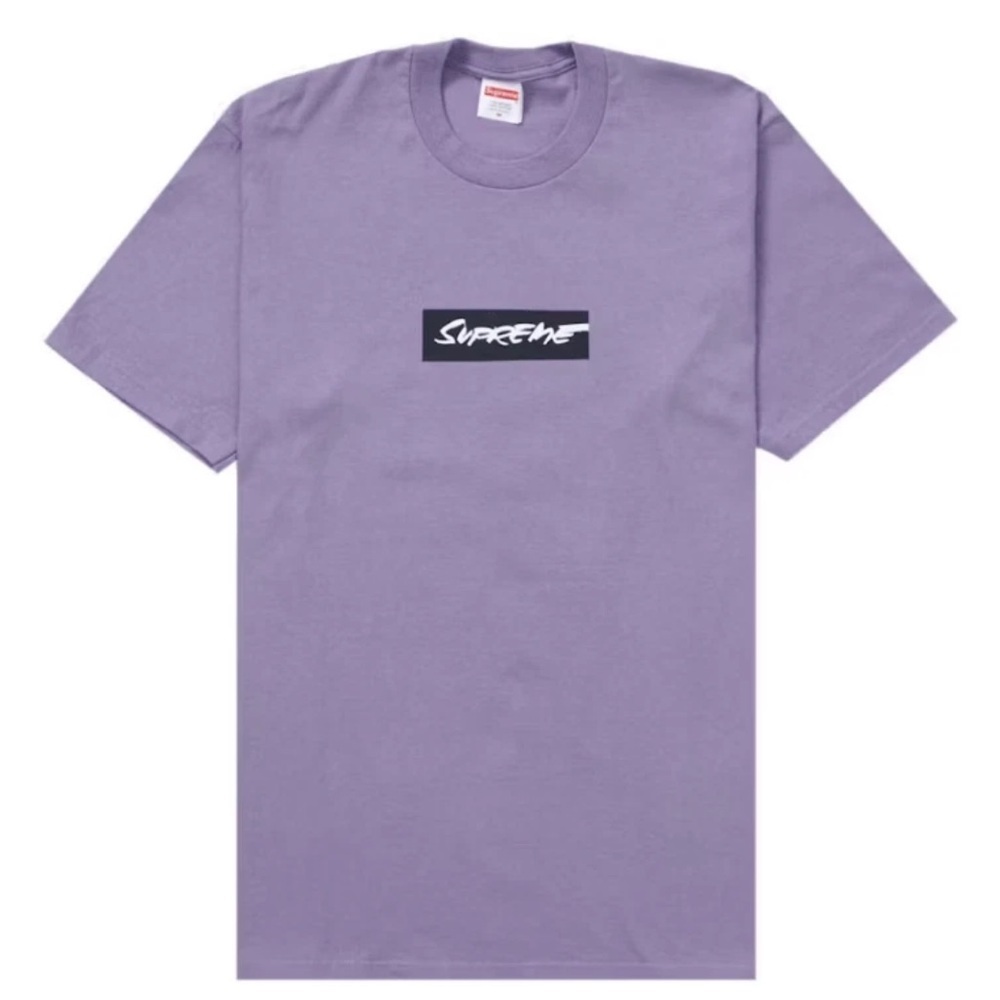 Supreme Futura Box Logo Purple Men's T-Shirt